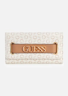 GUESS Creswell Logo Slim Clutch Wallet