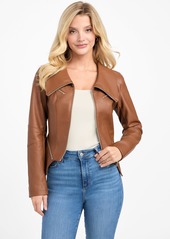 GUESS Dani Faux-Leather Moto Jacket