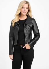 GUESS Dani Faux-Leather Moto Jacket