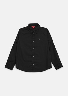 GUESS Darrow Pindot Poplin Shirt (7-16)