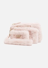 GUESS Faux-Fur 3-Piece Wristlet Set