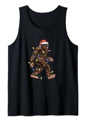 GUESS Funny Bigfoot Sasquatch Christmas Graphic Tank Top