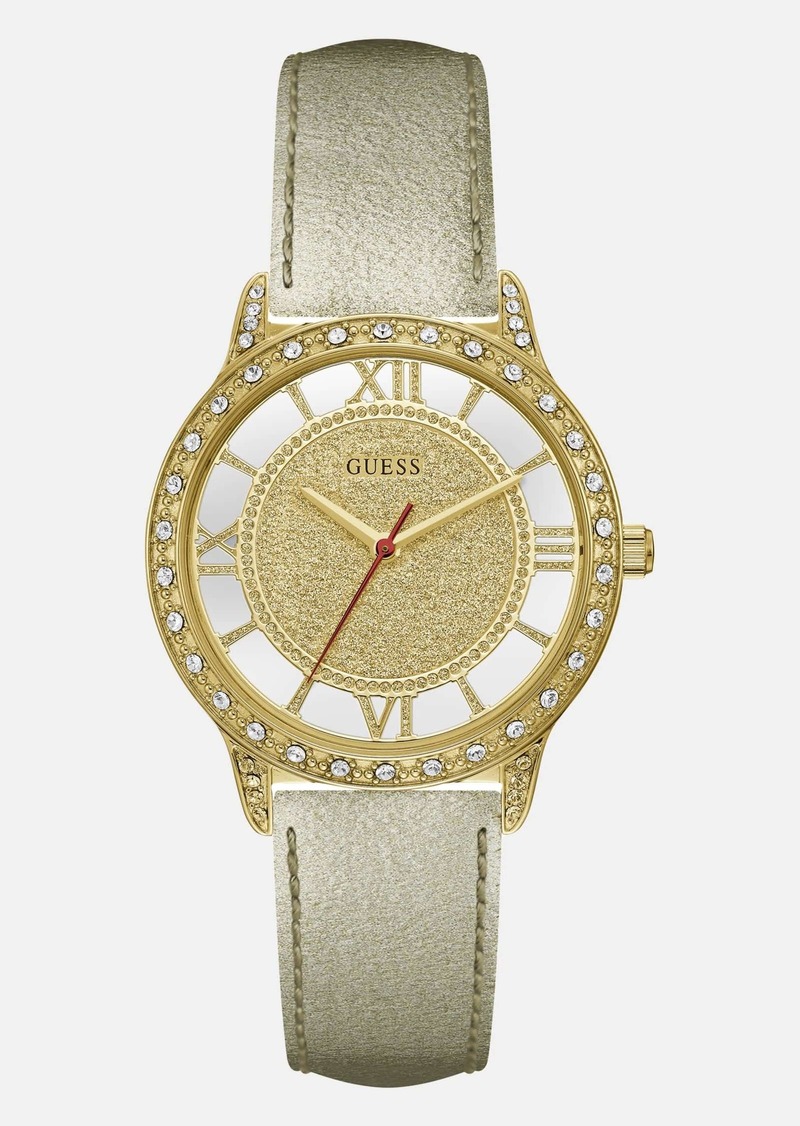 GUESS Gold-Tone Analog Watch