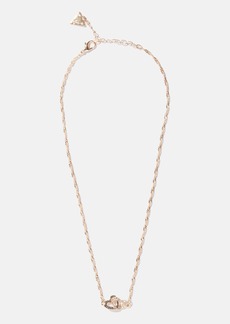 GUESS Gold-Tone Interlocking Hearts Necklace