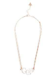 GUESS Gold-Tone Logo Necklace