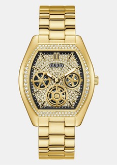 GUESS Gold-Tone Multifunction Watch