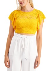 Guess Ania Lace Crop Top
