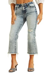 Guess Ayla Cropped Kick Flare Jeans