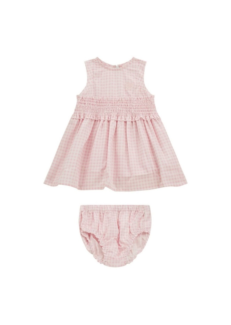 Guess Baby Girl Dress and Coordinating Diaper Cover - Pink