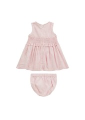 Guess Baby Girl Dress and Coordinating Diaper Cover - Pink