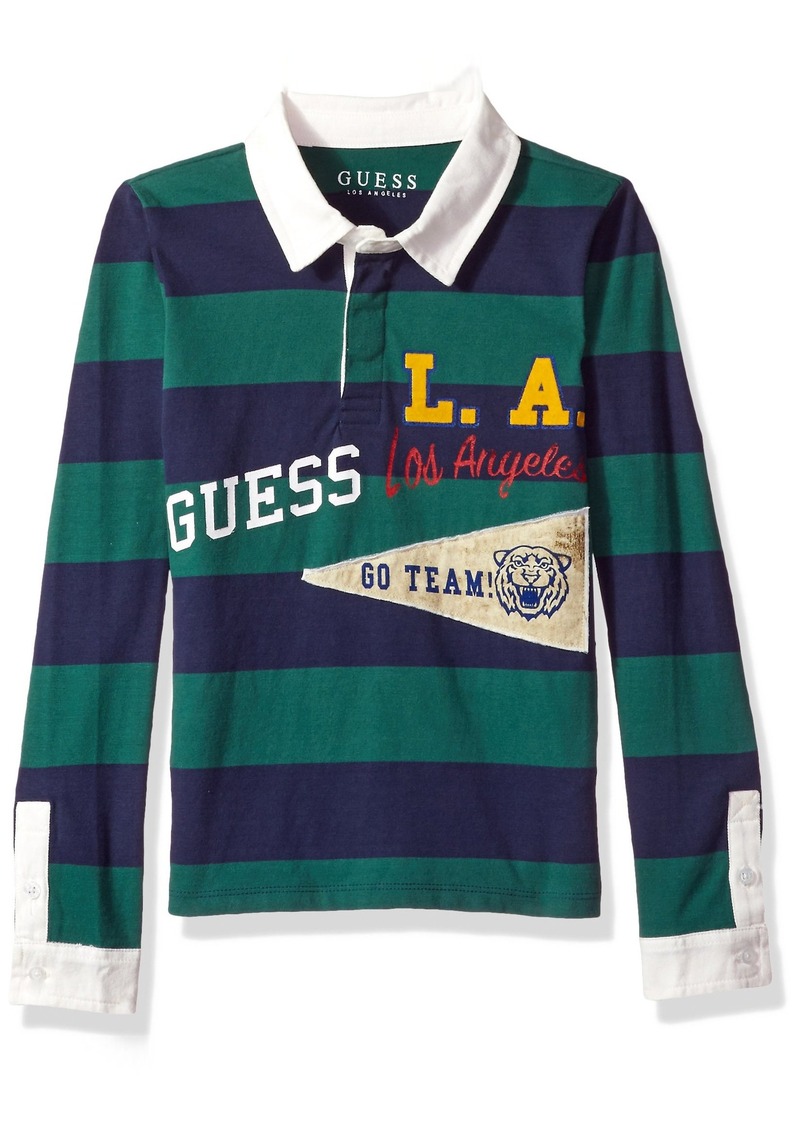 guess polo long sleeve