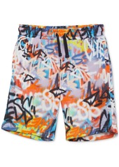 Guess Big Boys Printed Cotton Active Shorts - Pic-open