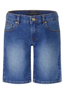 Guess Big Boys Stretch Denim 5 Pocket Adjustable Shorts - Blue