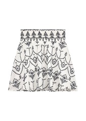 Guess Big Girls Embroidered Skirt - Navy