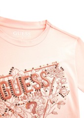 Guess Big Girls Short Sleeve Shirt - Cream White