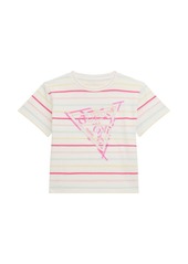 Guess Big Girls Short Sleeve T-Shirt - Palm pink