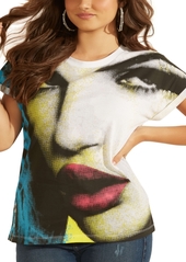Guess Cap-Sleeve Graphic T-Shirt