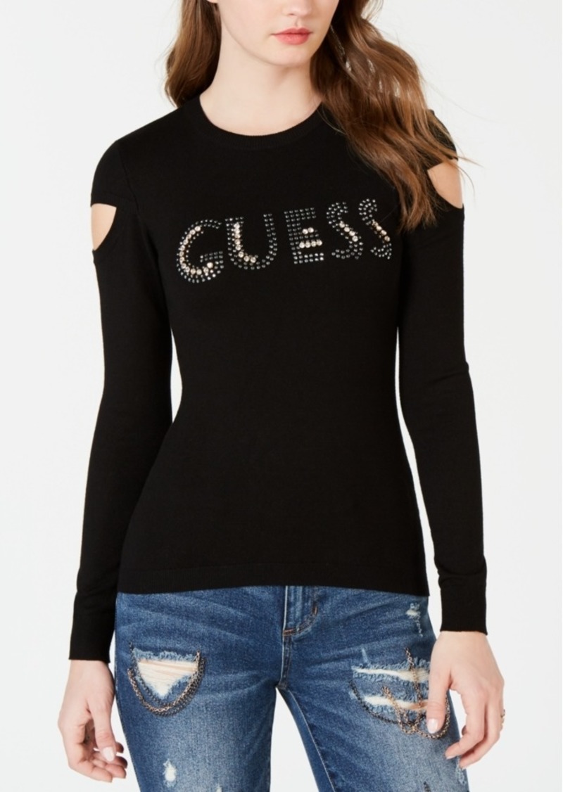 guess cold shoulder sweater