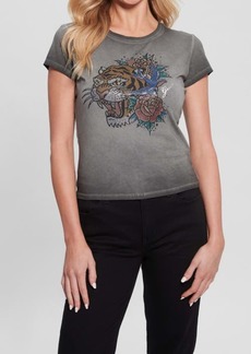 GUESS Crystal Tiger Graphic T-Shirt