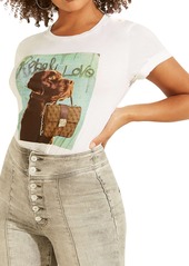 GUESS Dog & Purse Graphic Tee