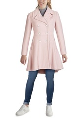 Guess Double-Breasted Skirted Coat