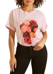 GUESS Ermin Rose Logo Graphic Tee in Pink at Nordstrom