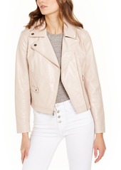 Guess Faux-Leather Moto Jacket