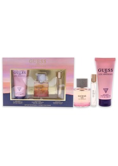 Guess Guess 1981 Los Angeles For Women 3 Pc Gift Set 3.4oz EDT Spray, 0.5oz EDT Spray, 6.7oz Body Lotion