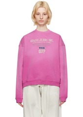 GUESS USA Pink Distressed Sweatshirt