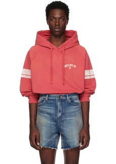 Guess Jeans U.S.A. Red Distressed Hoodie
