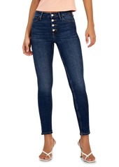 Guess Jeans Women's High-Rise Button-Fly Skinny Jeans