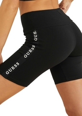 Guess Logo-Graphic Biker Shorts