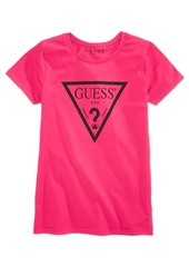 Guess Logo Graphic-Print Cotton T-Shirt, Big Girls