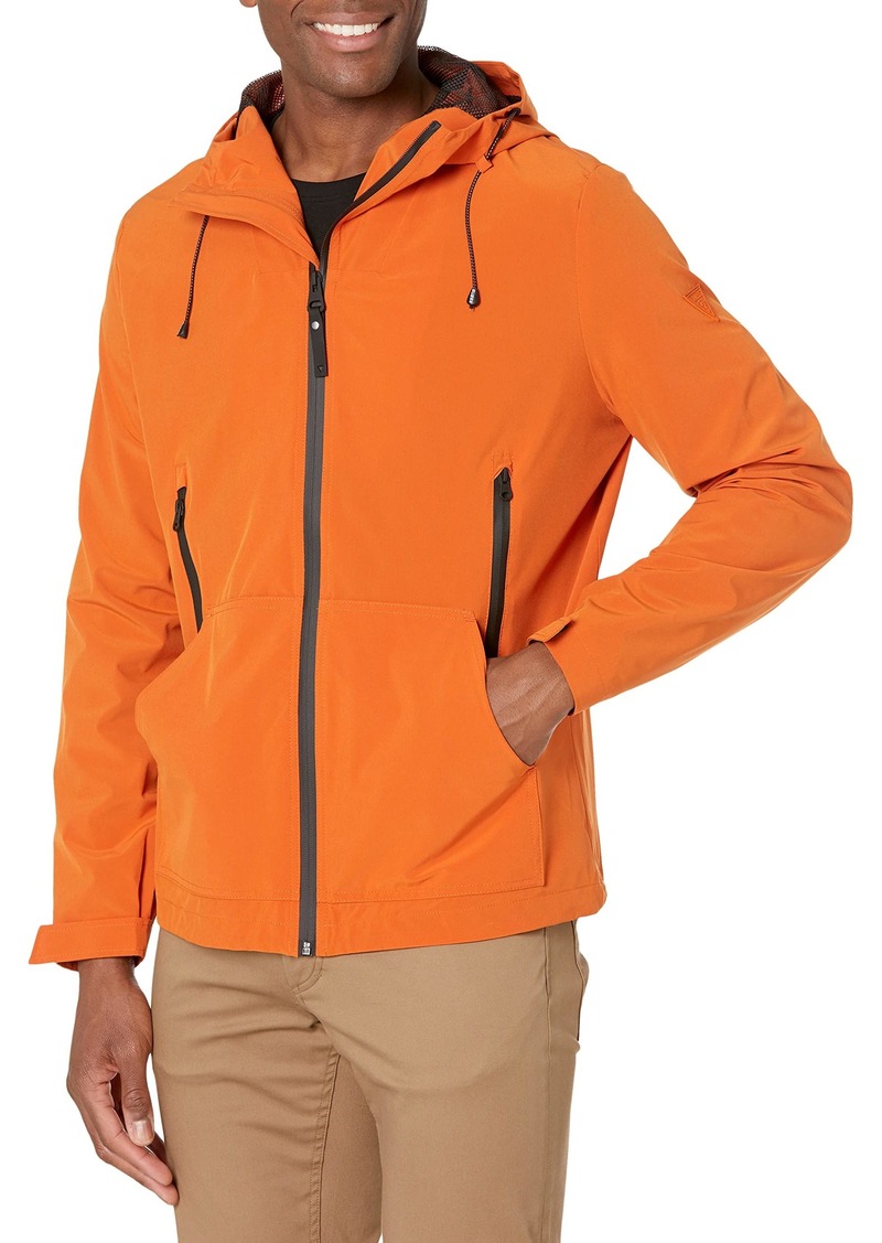 GUESS Men's Active Eco Kaden Hooded Jacket