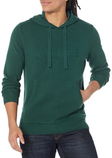 GUESS Men's Alvin Long Sleeve Hoodie Logo Sweater