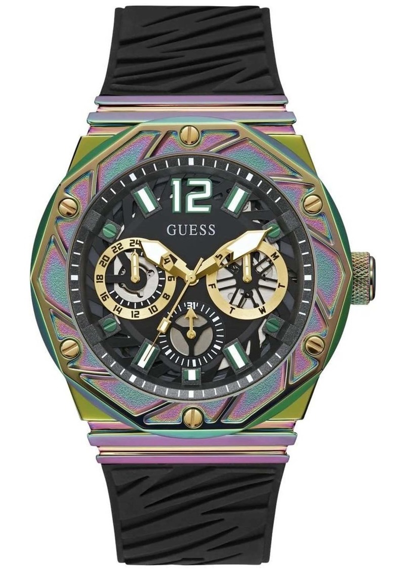 Guess Men's Classic Black Dial Watch