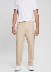 Guess Men's Clement Twill Cropped Chino Pants - Tan