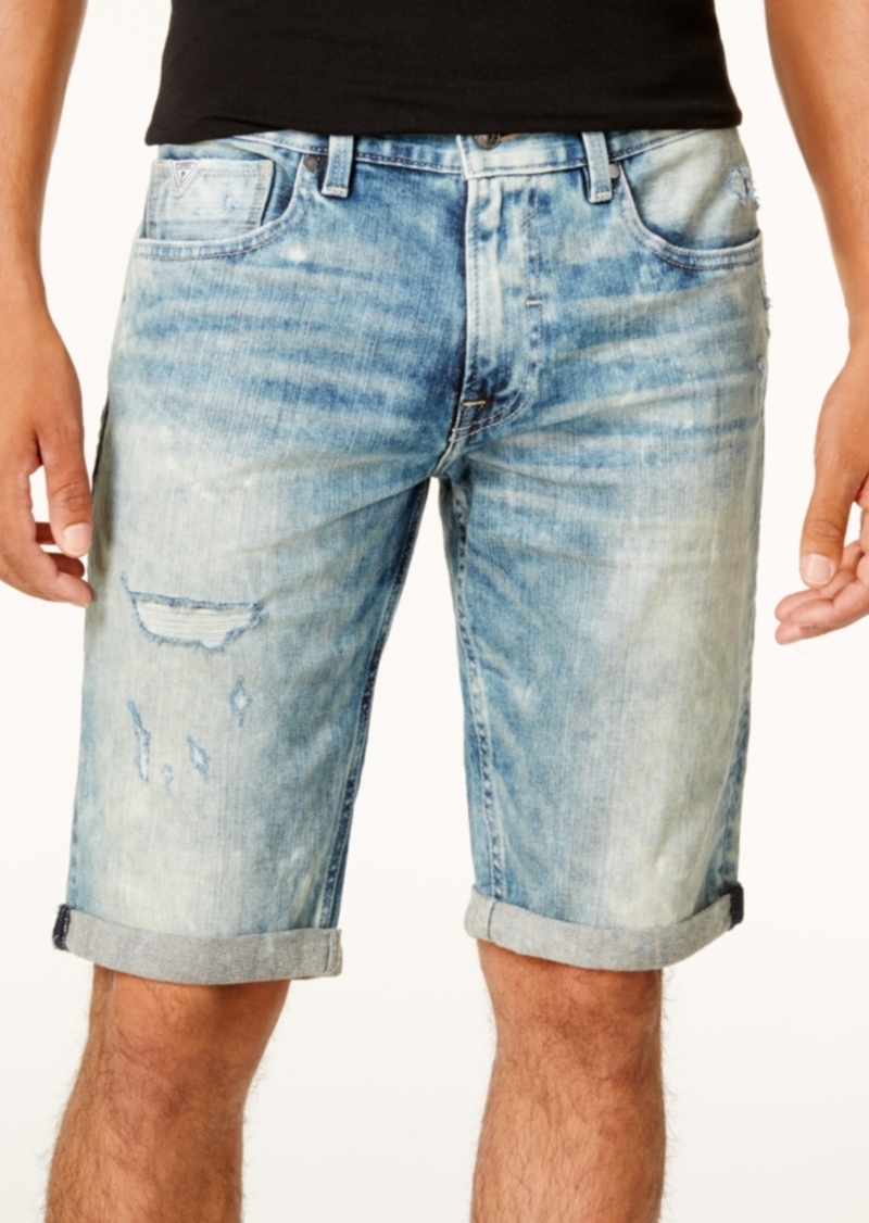 guess jeans shorts mens