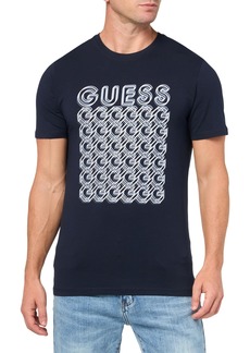 GUESS Men's Eco Crew Neck G Chain Tee