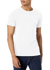 GUESS Men's ES Short Sleeve Embroidered Logo Tee