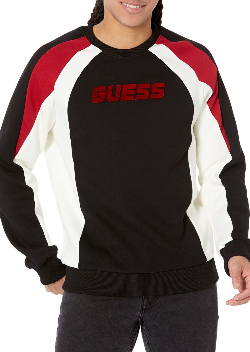 GUESS Men's Eco Matty Crewneck Sweatshirt  M