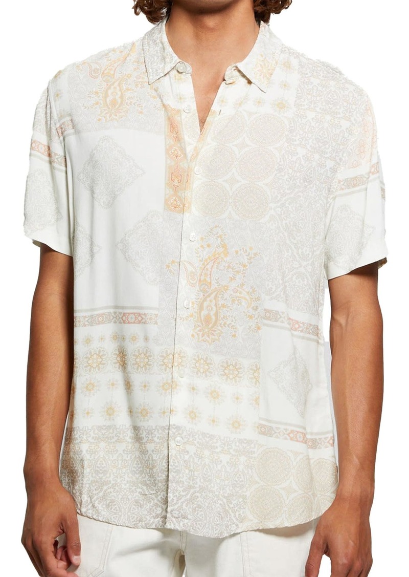 GUESS Men's Eco Rayon Shirt