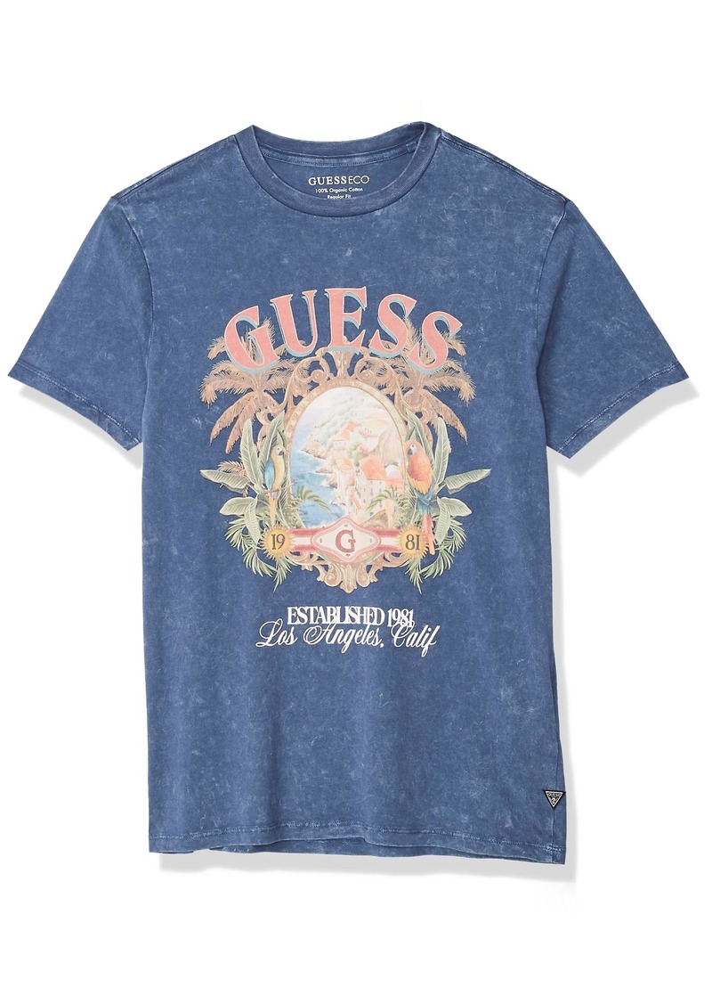 GUESS Men's Eco Resort Logo Tee