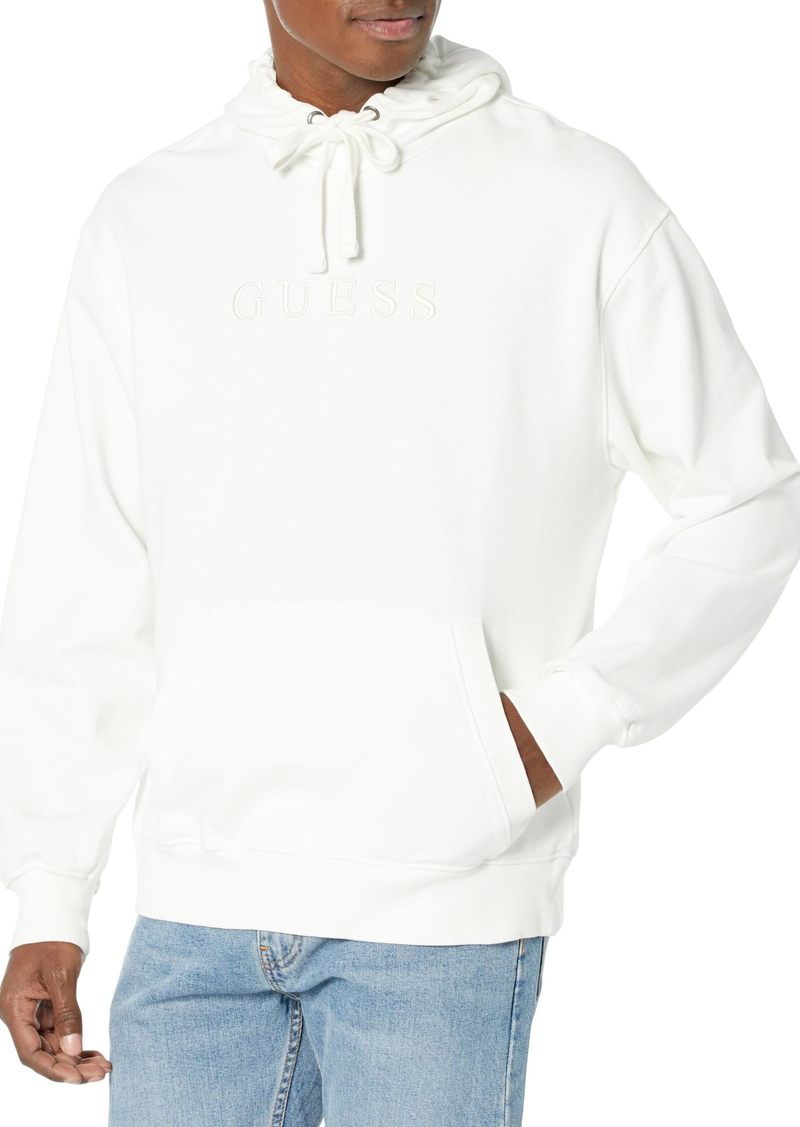 GUESS Men's Finch Terry Washed Hoody