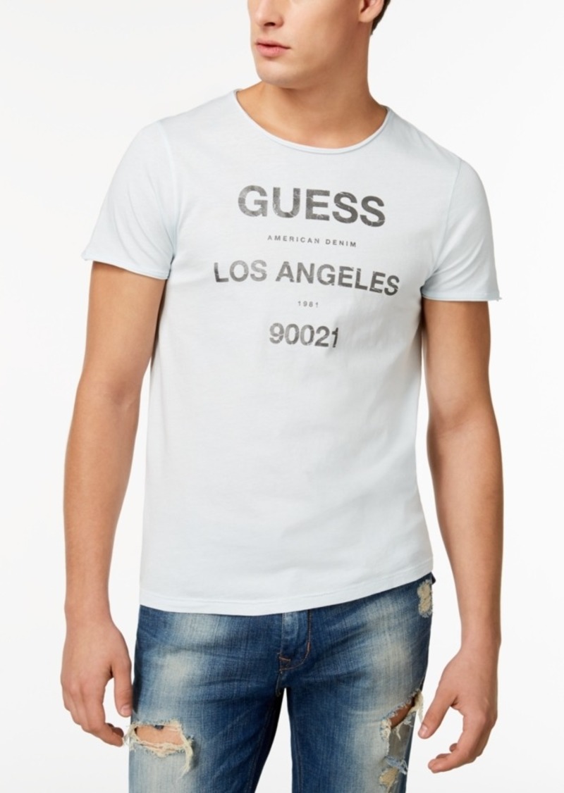 Guess Guess Mens Graphic Print T Shirt T Shirts