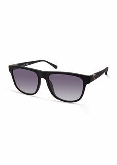 GUESS Men's Rounded Bottom Square Sunglasses