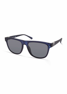 GUESS Men's Rounded Bottom Square Sunglasses