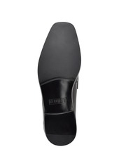 Guess Men's Hemmer Square Toe Slip On Dress Loafers - Smooth Black