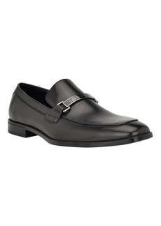 Guess Men's Hisoko Square Toe Slip On Dress Loafers - Black