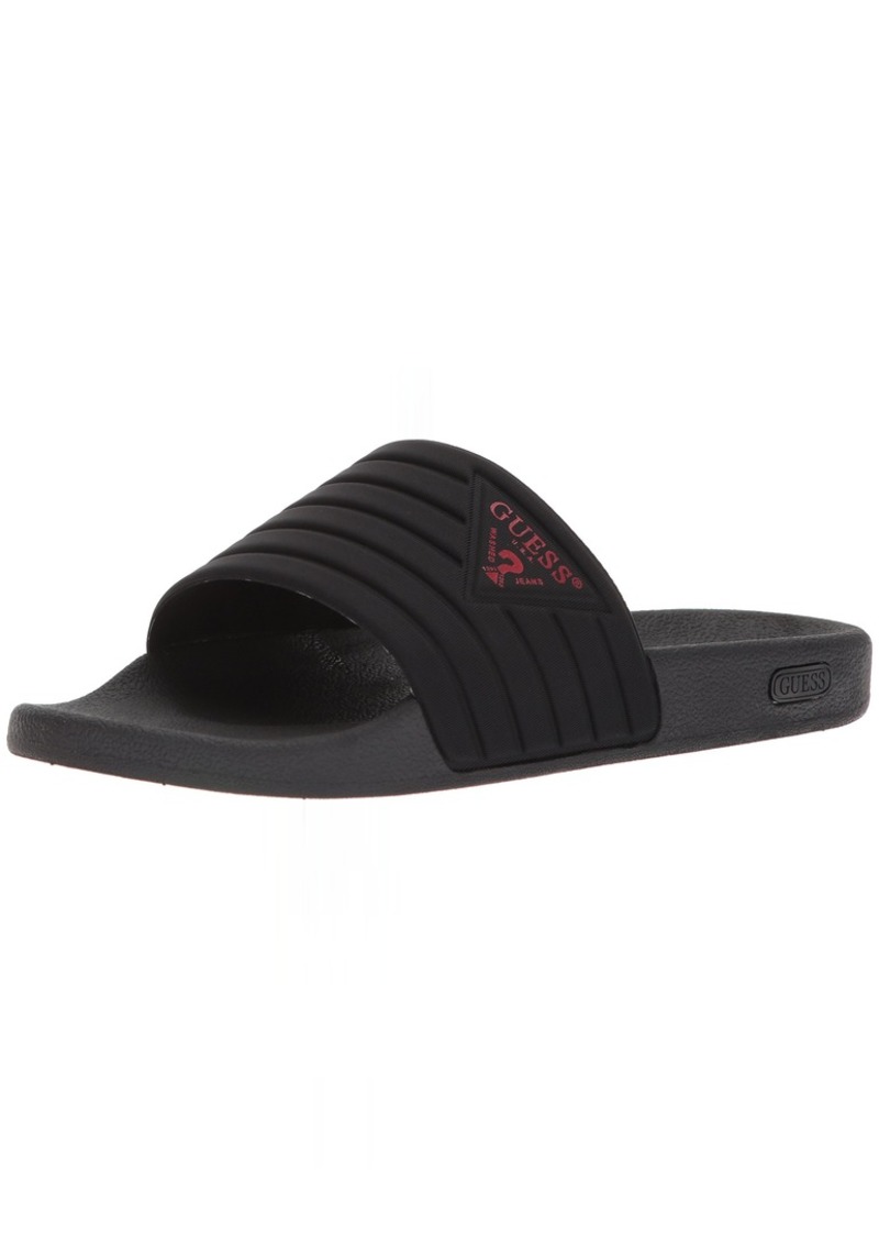 guess men's slide sandals